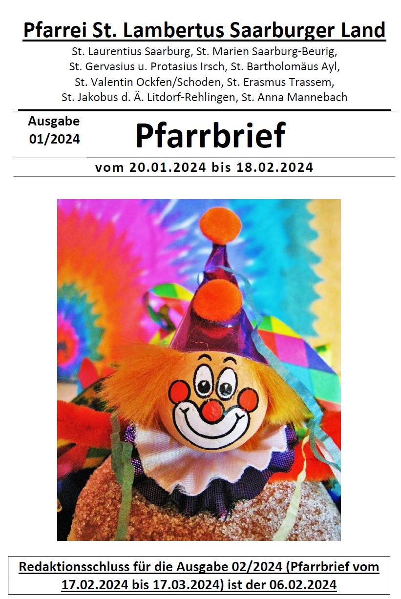 Pfarrbrief 01/2024