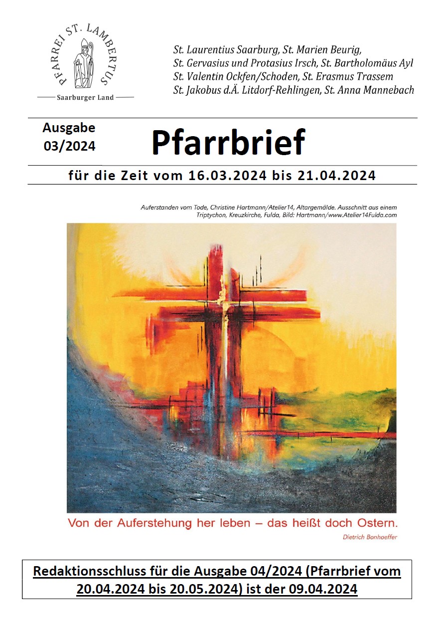 Pfarrbrief 03/2024