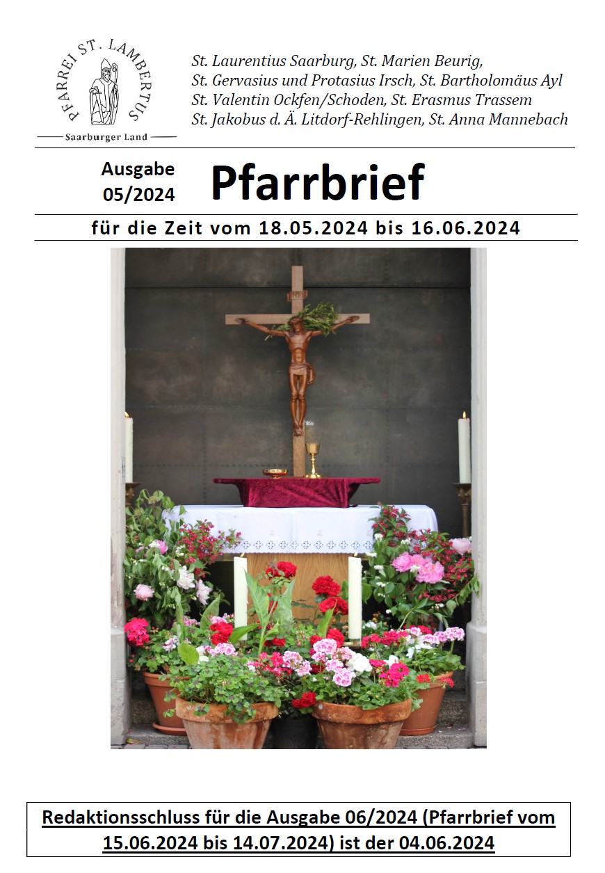 Pfarrbrief 05/2024