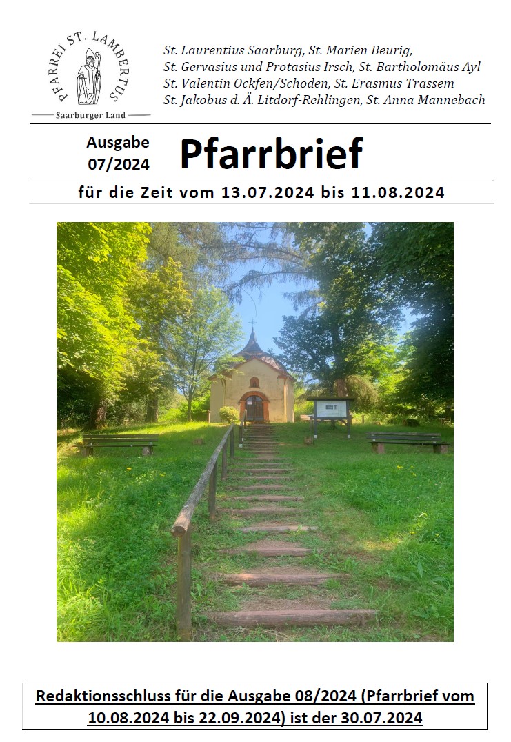 Pfarrbrief 07/2024