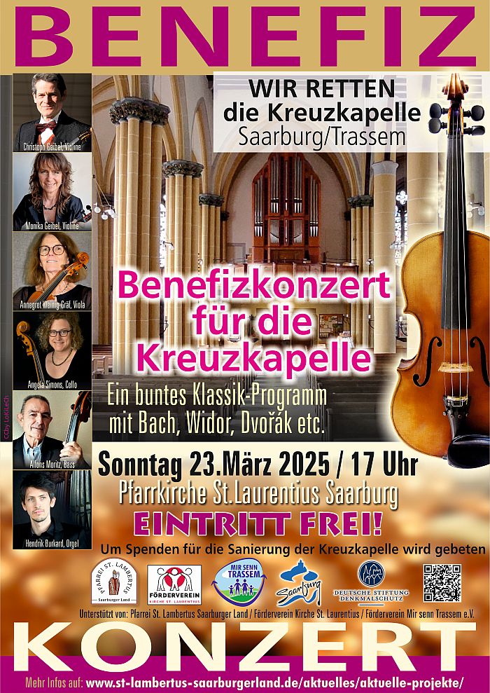 Benefizkonzert Kreuzkapelle