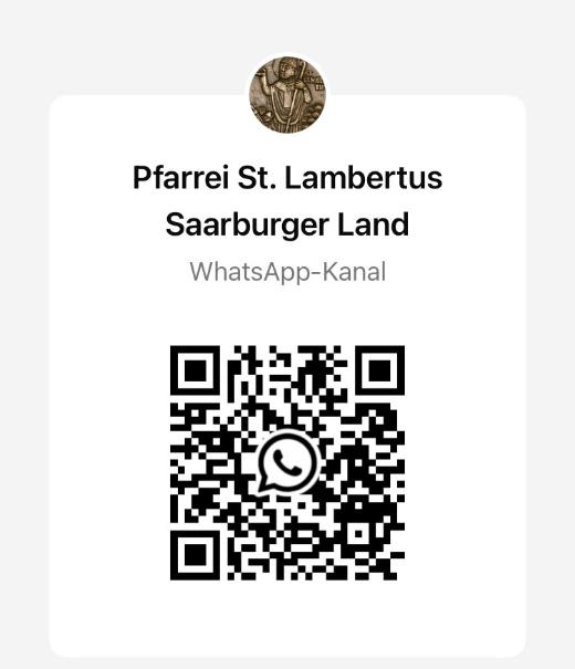 QR Code Whats App (c) Pfarrei St. Lambertus Saarburger Land QR Code Whats App