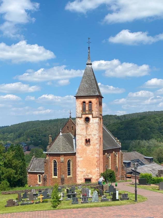 St. Erasmus Blick vom Friedhof