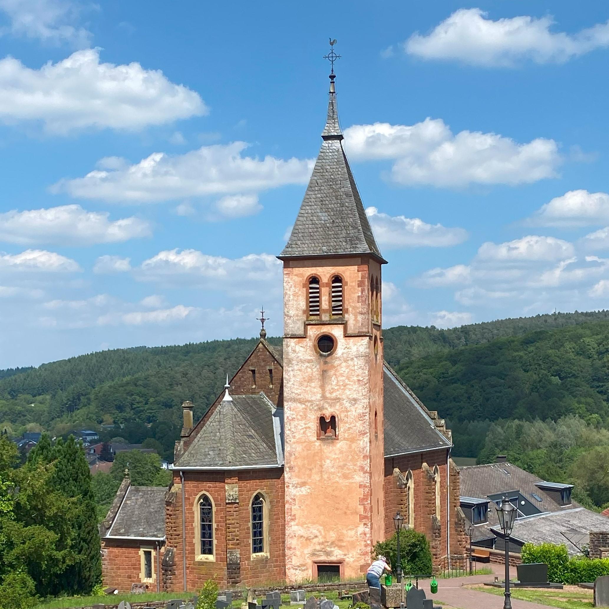 St. Erasmus Blick vom Friedhof